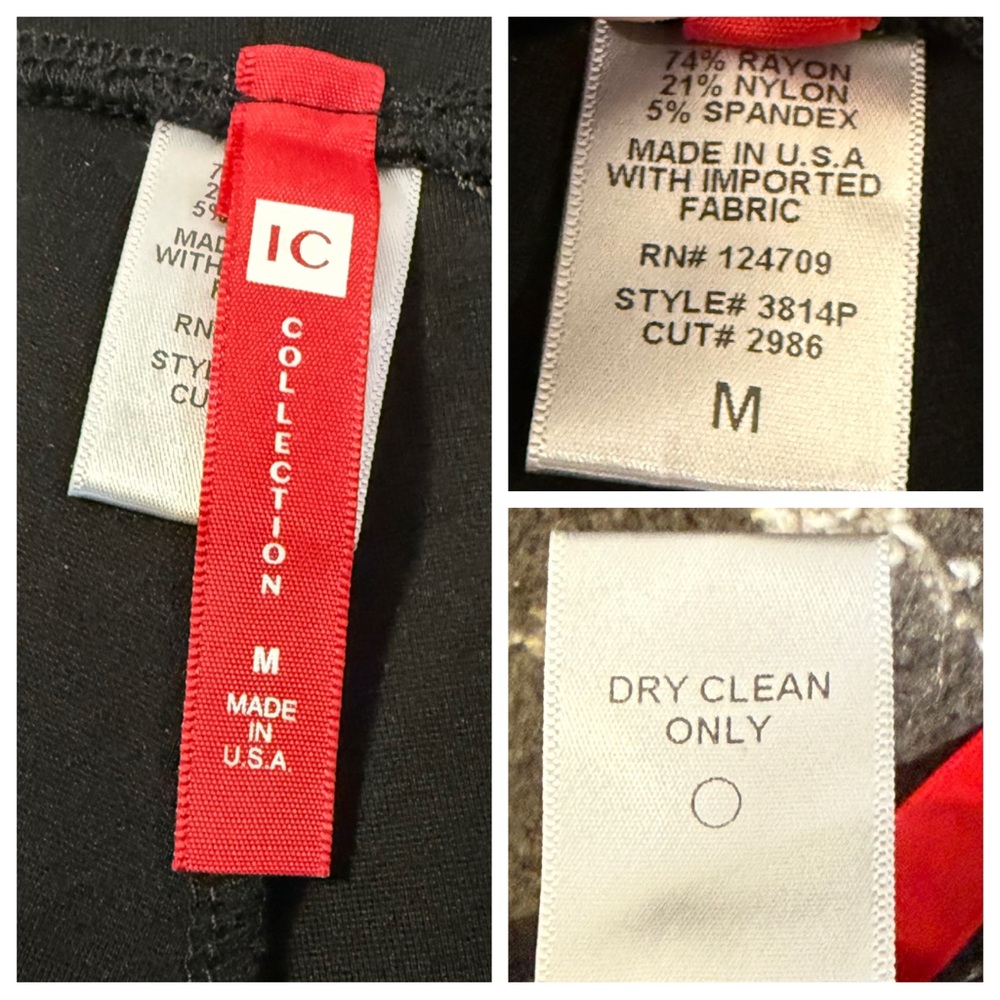 Ic Collection Front Split & Lace Insert Pants - image 6